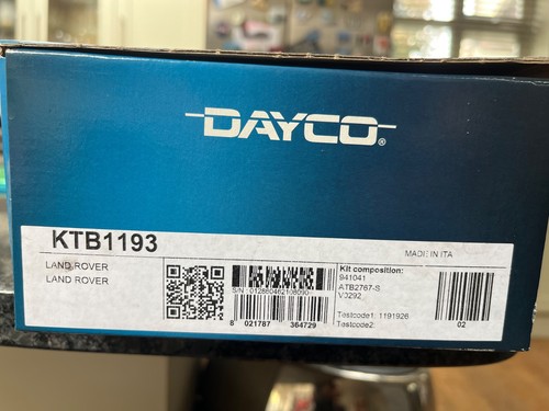 Dayco timing belt kit - dayco, ktb1193