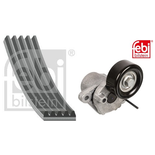 Aux belt kit ribbed - kit, (v-ribbed