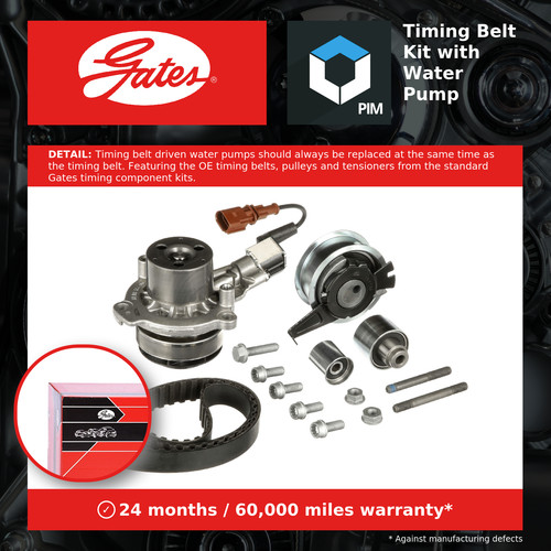 Timing belt water pump - water, kit